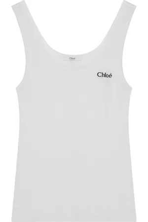Chloé Mujer, Camisetas, Blanco, Talla: S