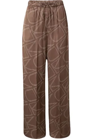 Calvin Klein Mujer, Pantalones, Marrón, Talla: S