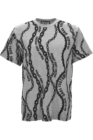 VERSACE Hombre, Camisetas, Gris, Talla: XS