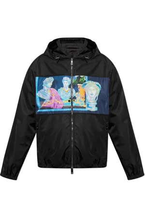VERSACE Hombre, Chaquetas, Negro, Talla: M
