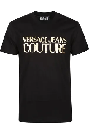 VERSACE Hombre, Camisetas, Negro, Talla: L