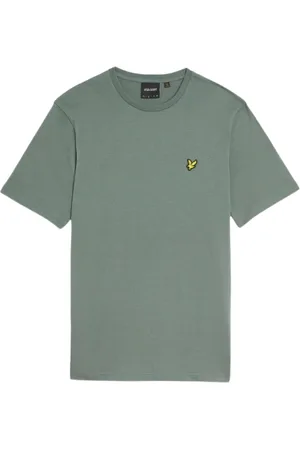 Lyle & Scott Hombre, Camisetas, Verde, Talla: 2XS