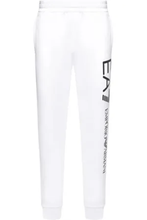 EA7 Hombre, Pantalones, Blanco, Talla: M