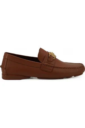 VERSACE Hombre, Zapatos, Marrón, Talla: 40 EU