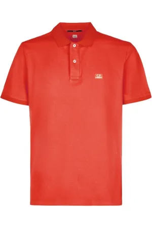 C.P. Company Hombre, Camisetas, Rojo, Talla: L