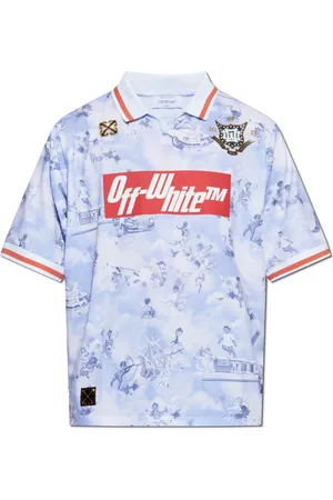 OFF-WHITE Hombre, Camisetas, Azul, Talla: S