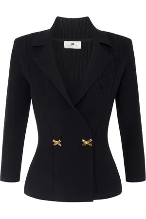 Elisabetta Franchi Mujer, Chaquetas, Negro, Talla: XL
