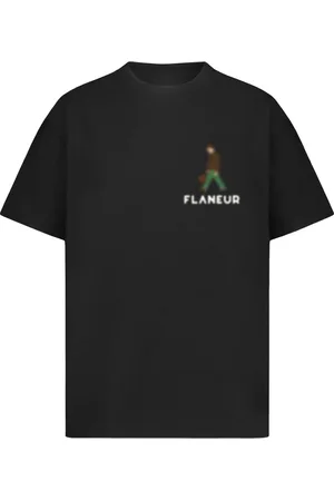 FLÂNEUR Hombre, Camisetas, Negro, Talla: S