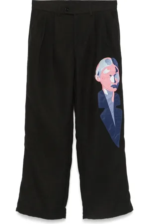 KIDSUPER STUDIOS Hombre, Pantalones, Negro, Talla: L