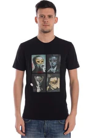 D.A. Daniele Alessandrini Hombre, Camisetas, Negro, Talla: S