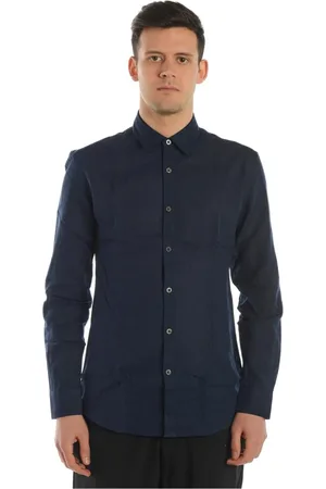 D.A. Daniele Alessandrini Hombre, Camisas, Azul, Talla: L