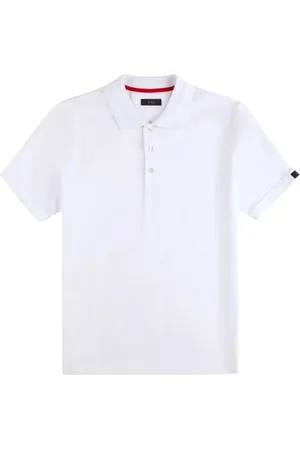 FAY Hombre, Camisetas, Blanco, Talla: 2XL