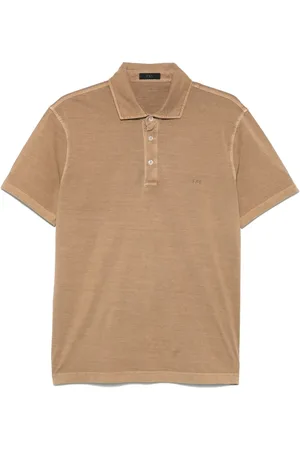 FAY Hombre, Camisetas, Marrón, Talla: S