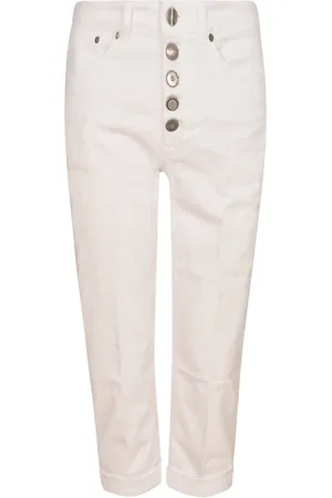 Dondup Mujer, Pantalones, Blanco, Talla: W31