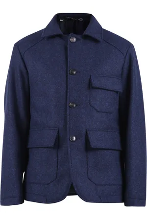 DoppiaA Hombre, Chaquetas, Azul, Talla: L