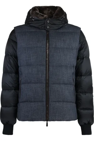MOORER Hombre, Chaquetas, Azul, Talla: 2XL
