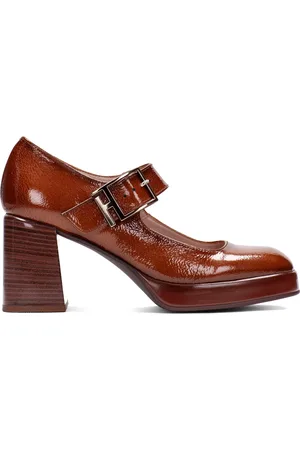 Hispanitas Mujer, Zapatos, Marrón, Talla: 40 EU