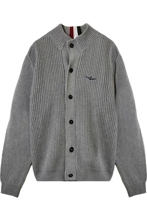 Aeronautica Militare Hombre, Jerseys, Gris, Talla: XL