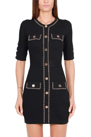 Elisabetta Franchi Mujer, Vestidos, Negro, Talla: L