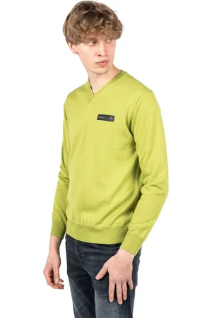 Philipp Plein Hombre, Jerseys, Verde, Talla: L