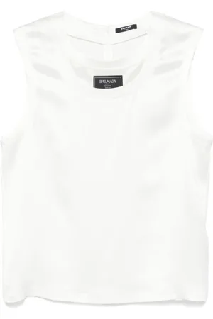 Balmain Hombre, Camisetas, Blanco, Talla: L