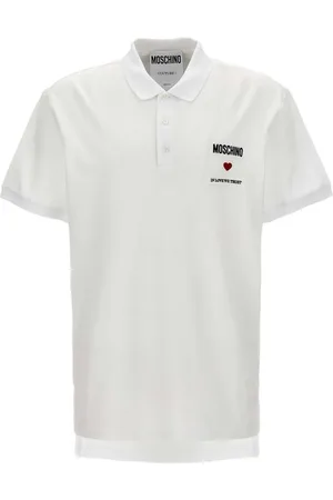 Moschino Hombre, Camisetas, Blanco, Talla: L