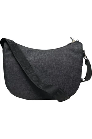 Borbonese Mujer, Bolsos, Negro, Talla: ONE Size