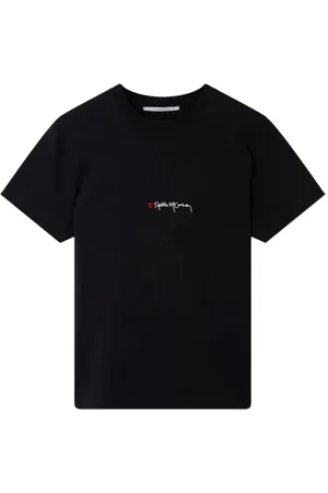 Stella McCartney Mujer, Camisetas, Negro, Talla: S