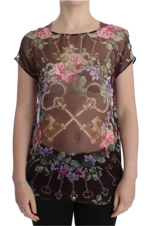 Dolce & Gabbana Mujer, Camisetas, Negro, Talla: S