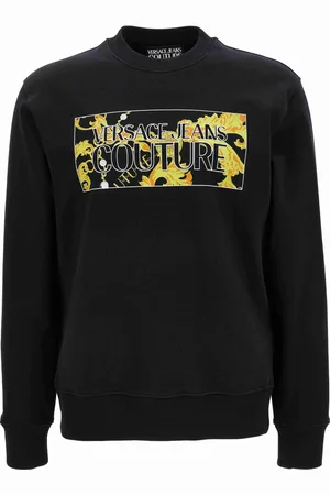 VERSACE Hombre, Sudaderas, Negro, Talla: L