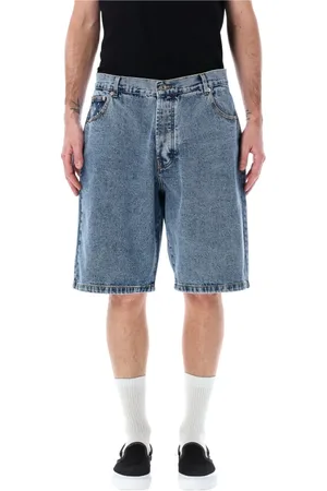 Pop Trading Company Hombre, Pantalones cortos, Azul, Talla: S
