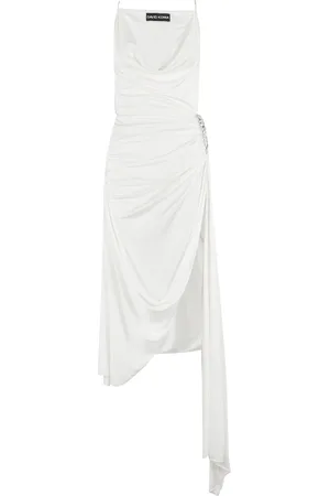 DAVID KOMA Mujer, Vestidos, Blanco, Talla: XS