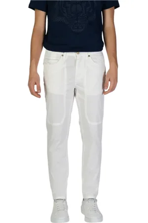 Jeckerson Hombre, Pantalones, Blanco, Talla: W35