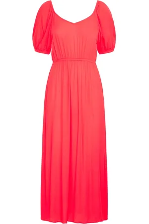 Ichi Mujer, Vestidos, Rojo, Talla: L