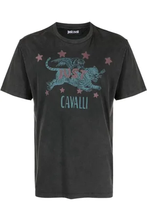 Roberto Cavalli Hombre, Camisetas, Negro, Talla: S