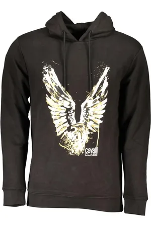 Roberto Cavalli Hombre, Sudaderas, Negro, Talla: 3XL
