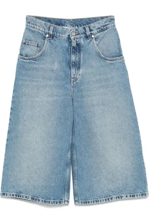 Stella McCartney Mujer, Pantalones cortos, Azul, Talla: W28