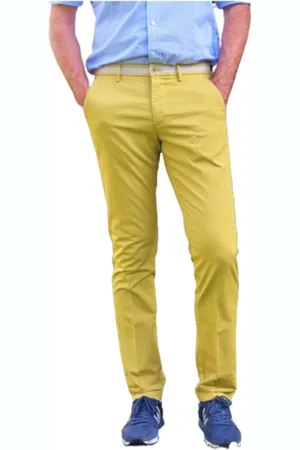 Masons Hombre, Pantalones, Amarillo, Talla: L