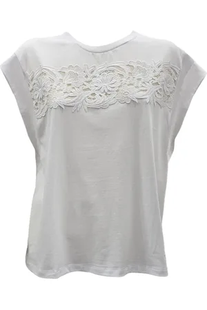 Twin-Set Mujer, Camisetas, Blanco, Talla: M