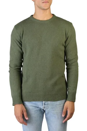CASHMERE COMPANY Hombre, Jerseys, Verde, Talla: S