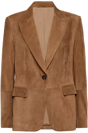 Brunello Cucinelli Mujer, Chaquetas, Marrón, Talla: S
