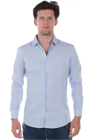 D.A. Daniele Alessandrini Hombre, Camisas, Azul, Talla: M