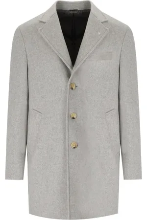 Manuel Ritz Hombre, Abrigos, Gris, Talla: L