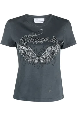 BLUMARINE Mujer, Camisetas, Negro, Talla: M
