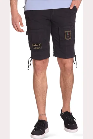 Aeronautica Militare Hombre, Pantalones cortos, Azul, Talla: M
