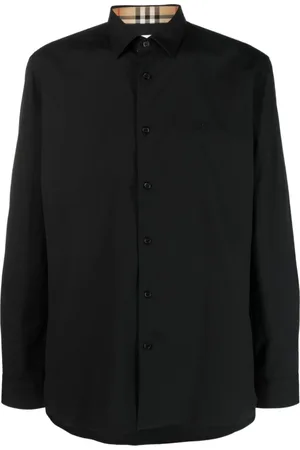 Burberry Hombre, Camisas, Negro, Talla: S