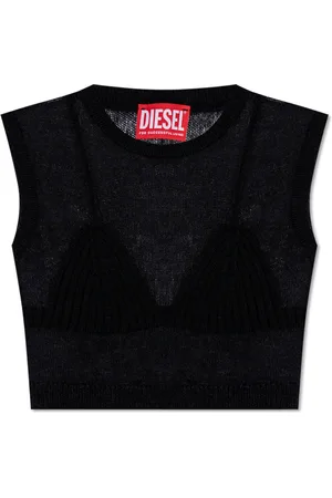 Diesel Mujer, Camisetas, Negro, Talla: M
