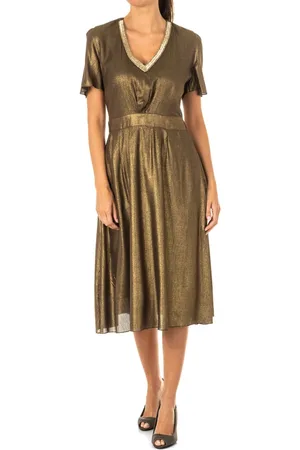 La Martina Mujer, Vestidos, Marrón, Talla: XS