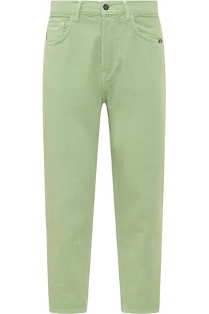 AMISH Hombre, Pantalones, Verde, Talla: W30