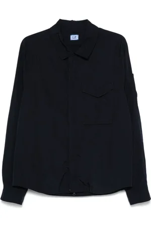 C.P. Company Hombre, Camisas, Azul, Talla: L